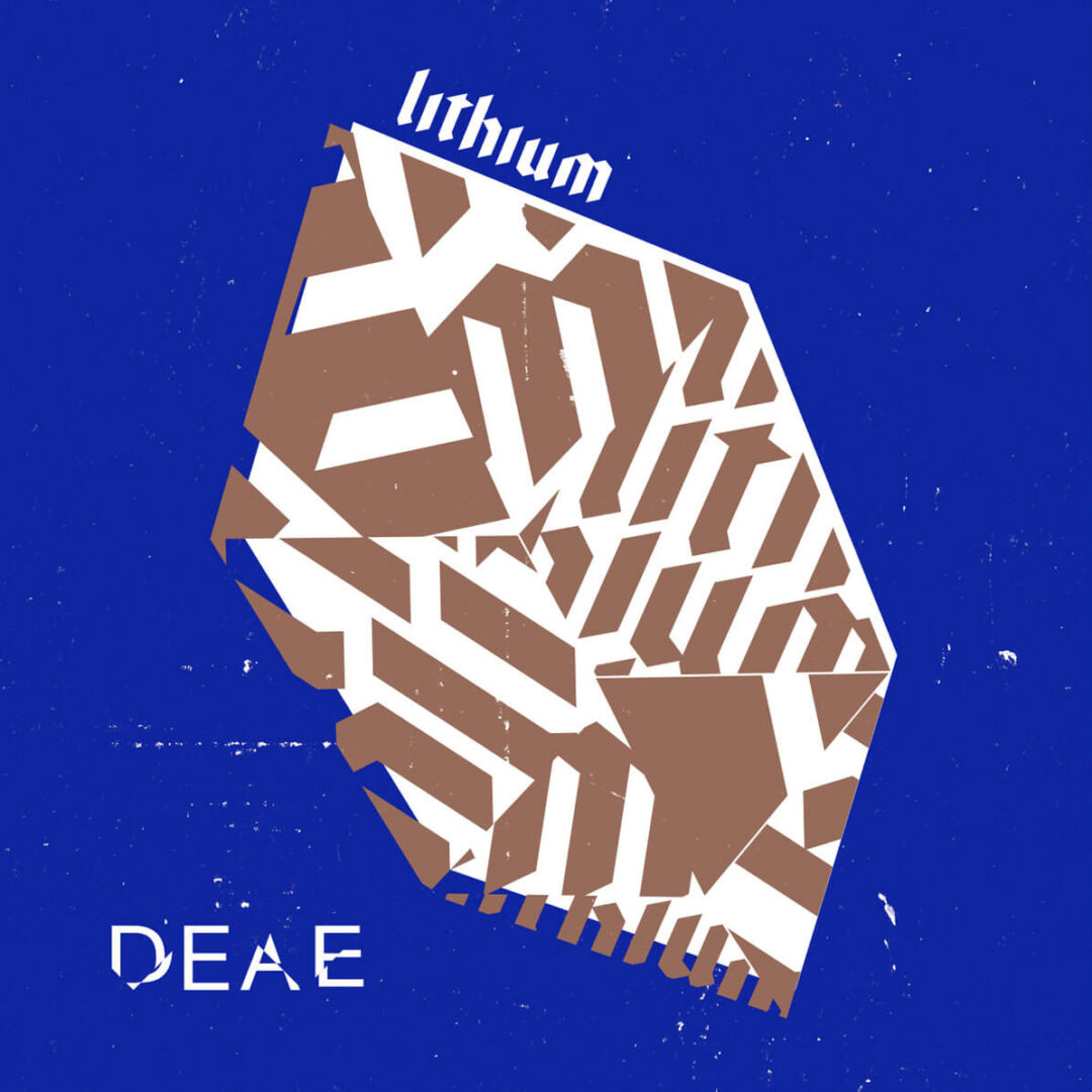 Okładka albumu "lithium" duetu DEAE. Projekt: Iwona & Paweł Duczmal